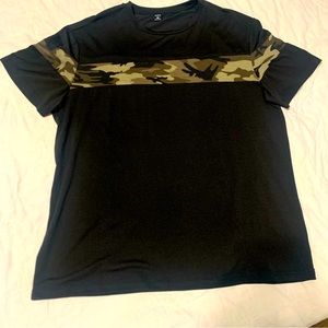Camo and Black Shirt